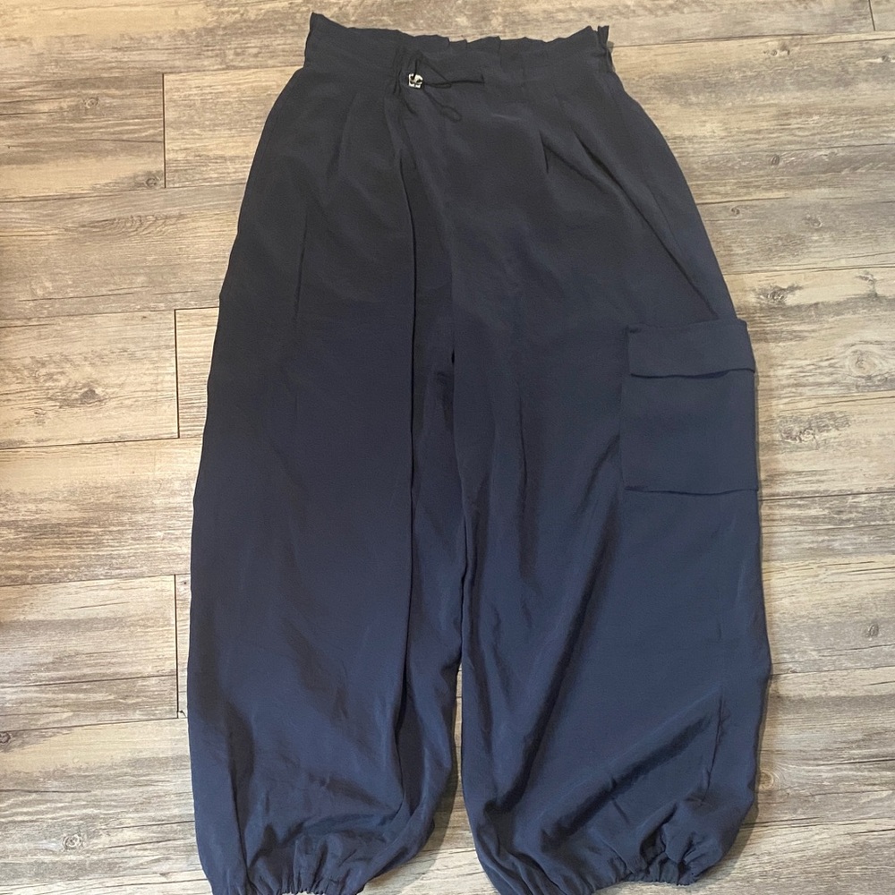 Anthropologie Charcoal Cargo Pants